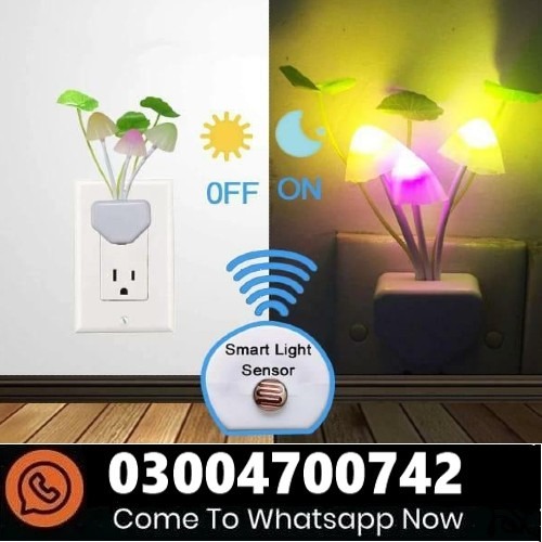 1 Pc Led Sensor Mushroom Night Light In Pakistan