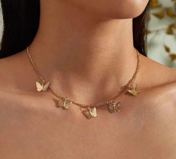 Butterfly Neachlace for Girl In Pakistan - Image 2