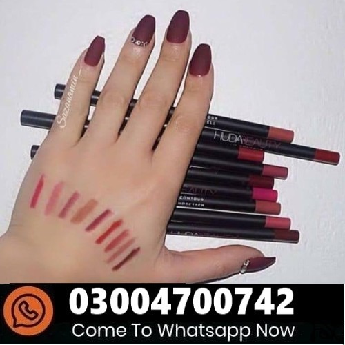 Smudge Proof Lip Pencil Pack Of 12 In Pakistan